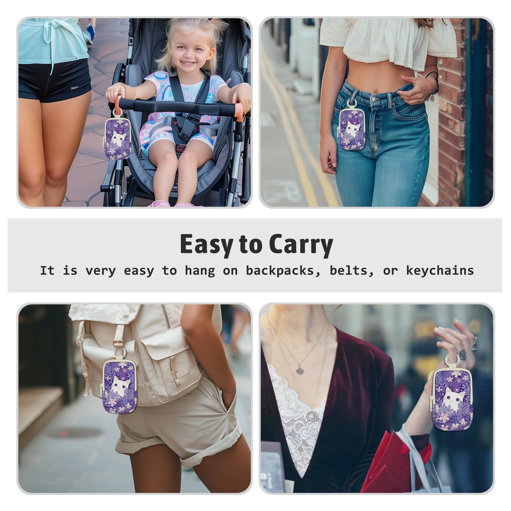 Mcapirivo snap hook attachment lets you clip the pouch to bags