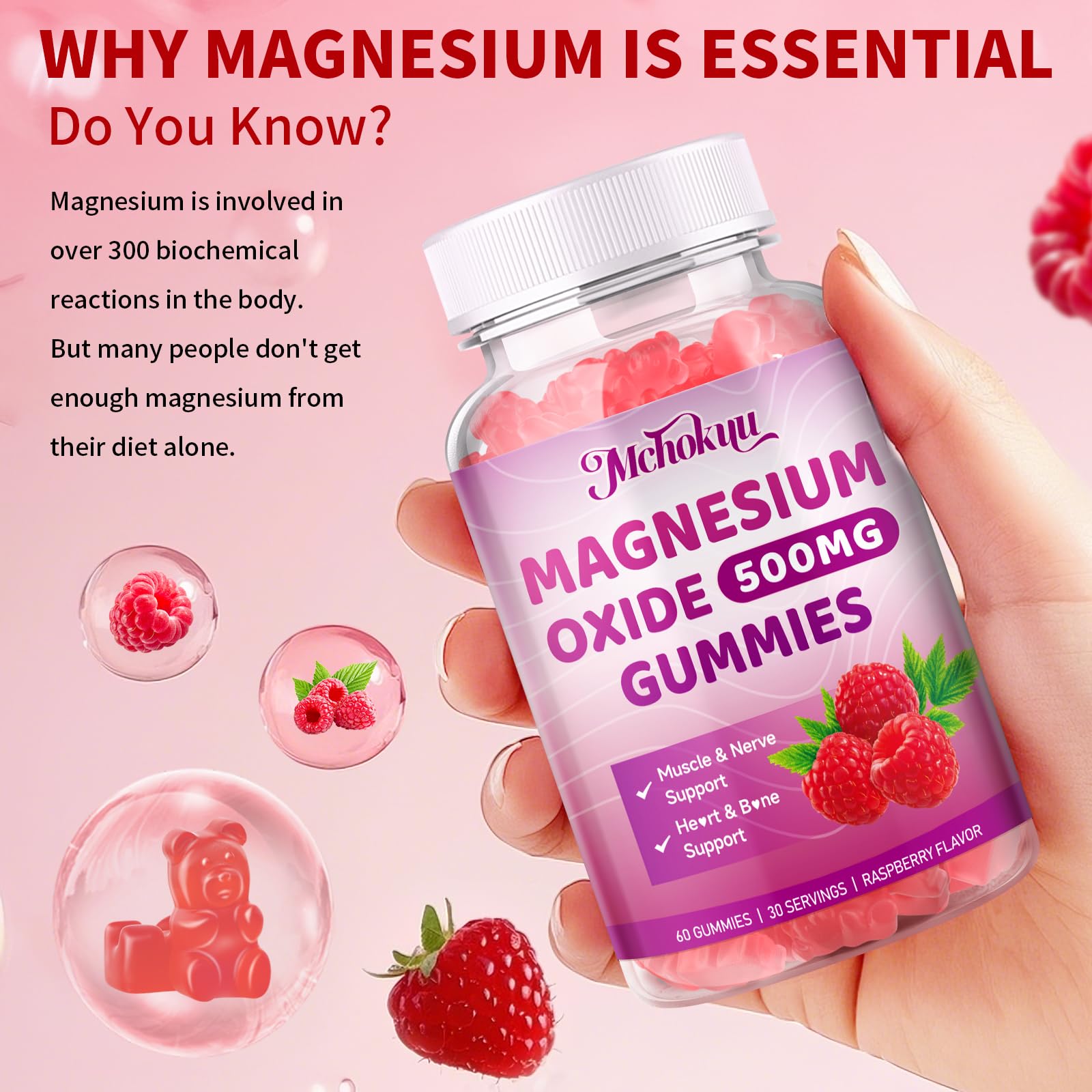 Gummies serving count emphasizes a 30-day supply