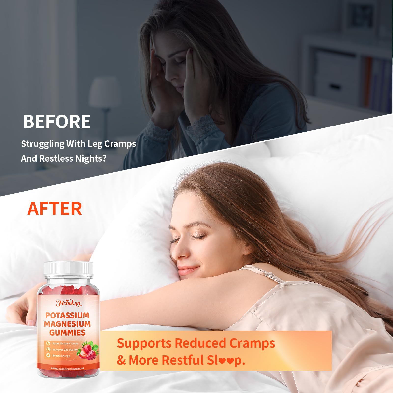 Mchokuu Easy-open cap on bottle for convenient daily use