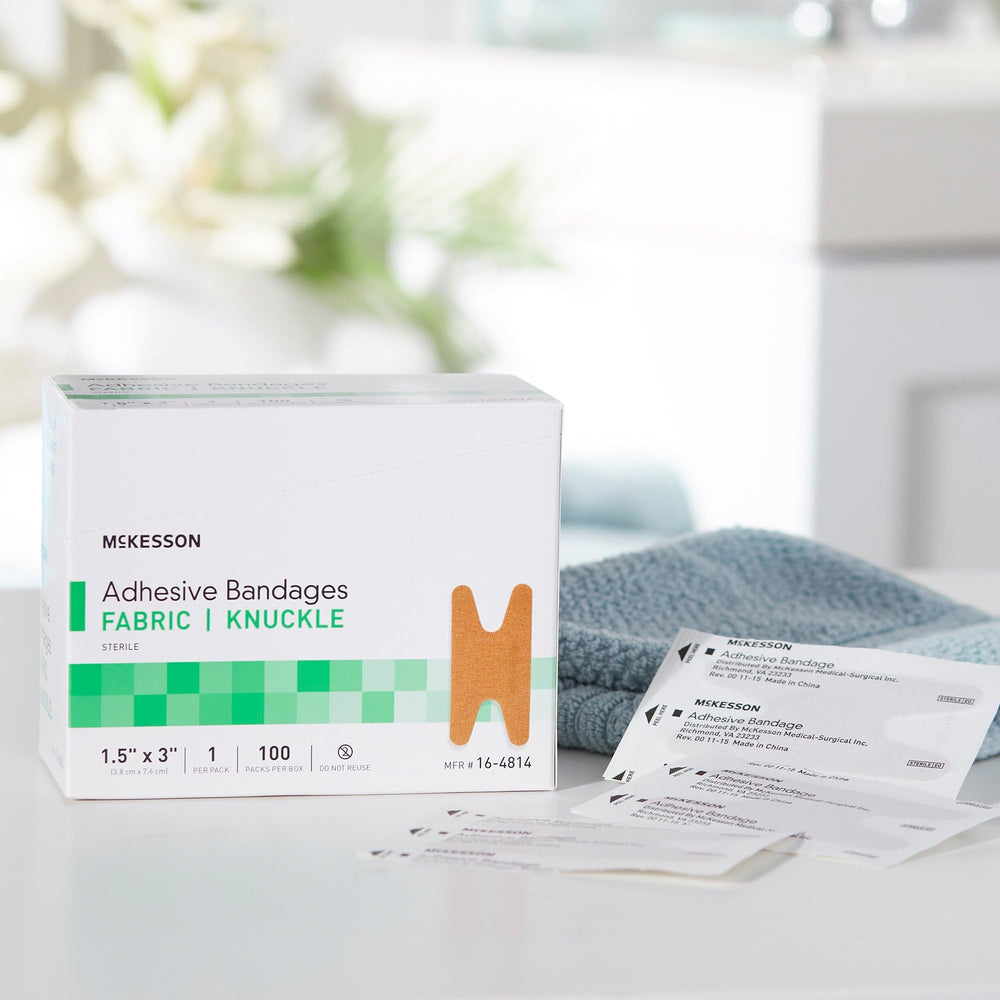 McKesson bandages conform to skin close-up while moving