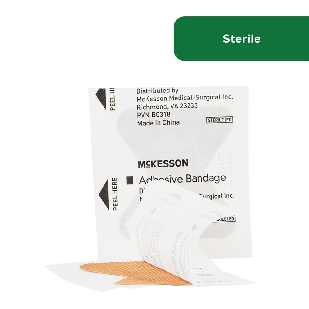McKesson adhesive stays on longer for active days.