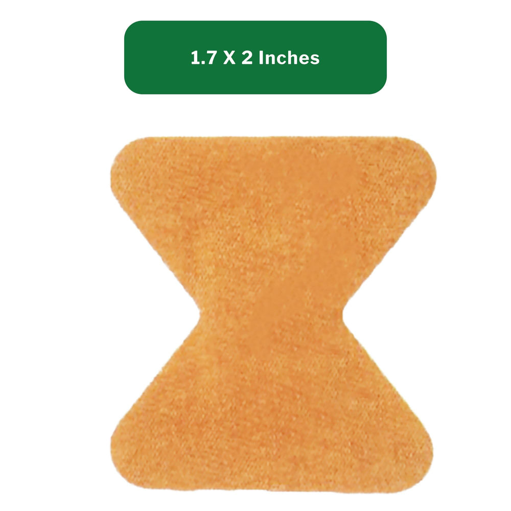 McKesson 1.7x2 inch bandage offers discreet fingertip coverage.