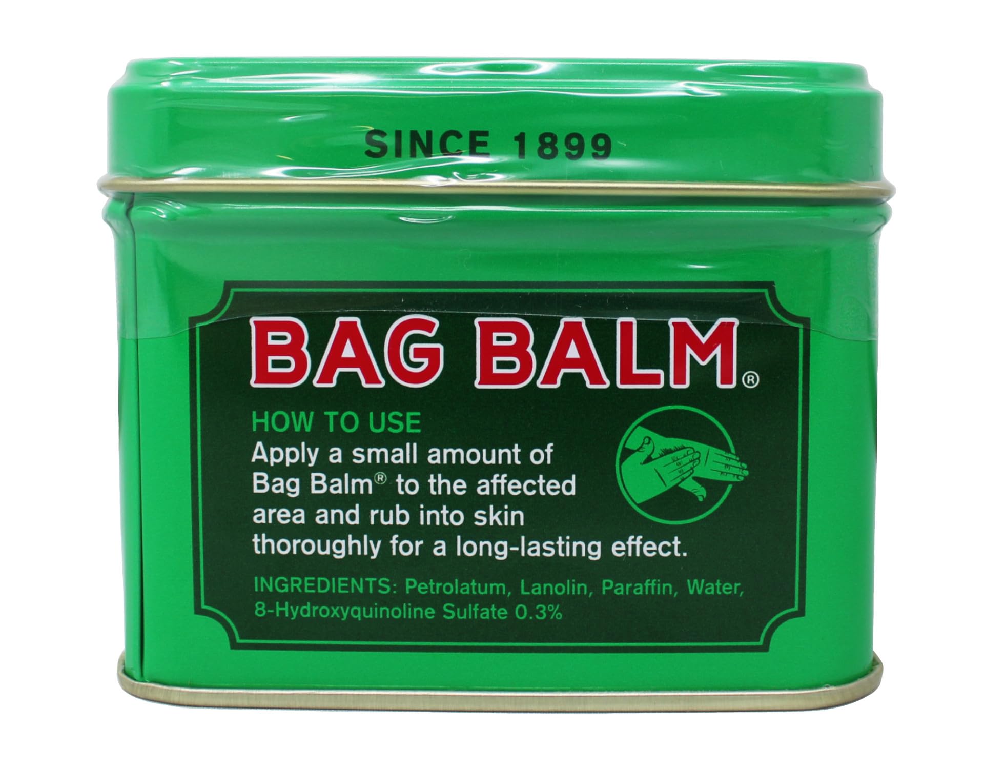 McKesson Bag Balm Ointment application scene demonstrates easy coverage for dry areas.