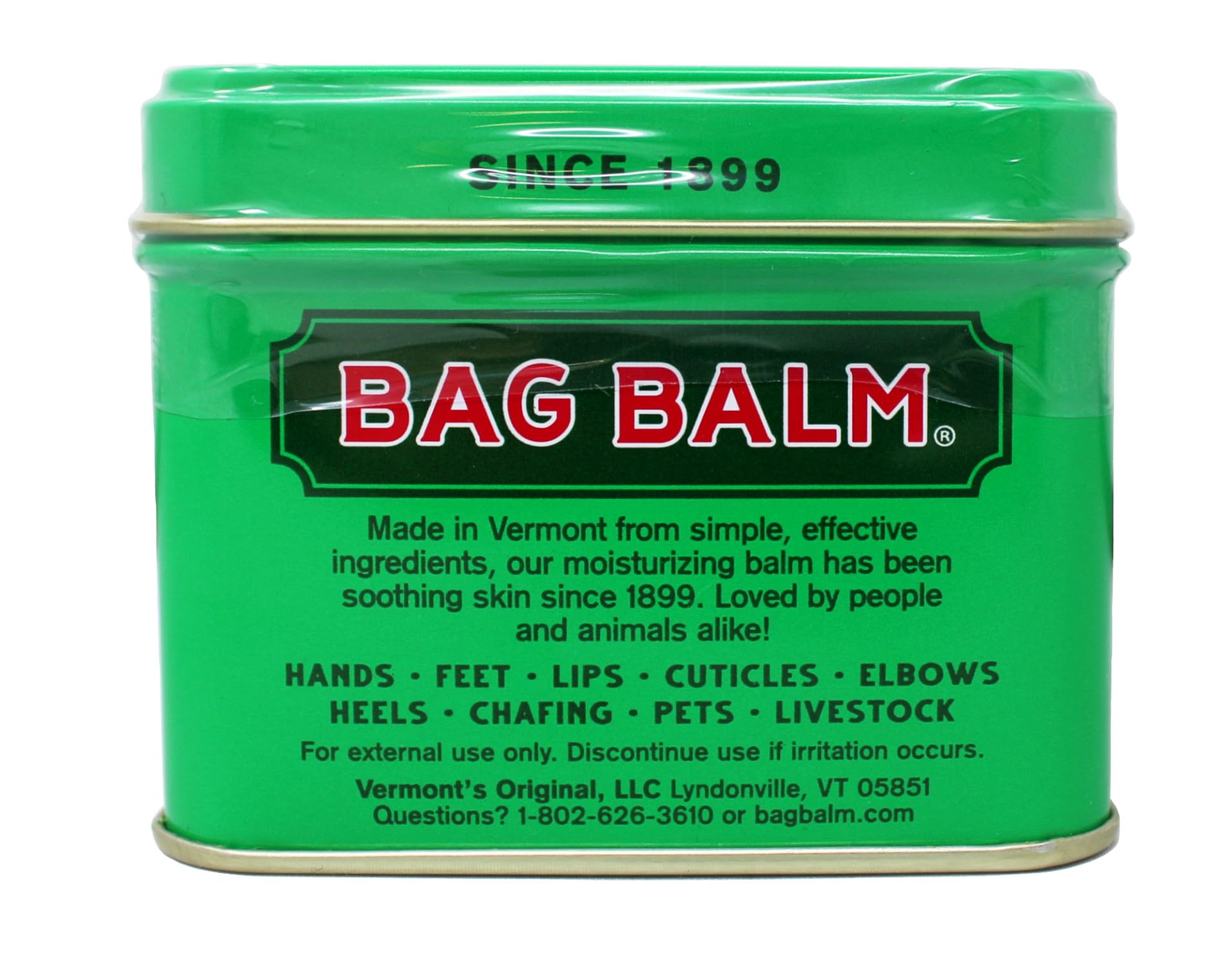 McKesson Bag Balm Ointment label view highlights trusted pharmaceutical quality for skin care.