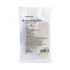 McKesson Bag Emema Soap 1500cc front view for easy home use