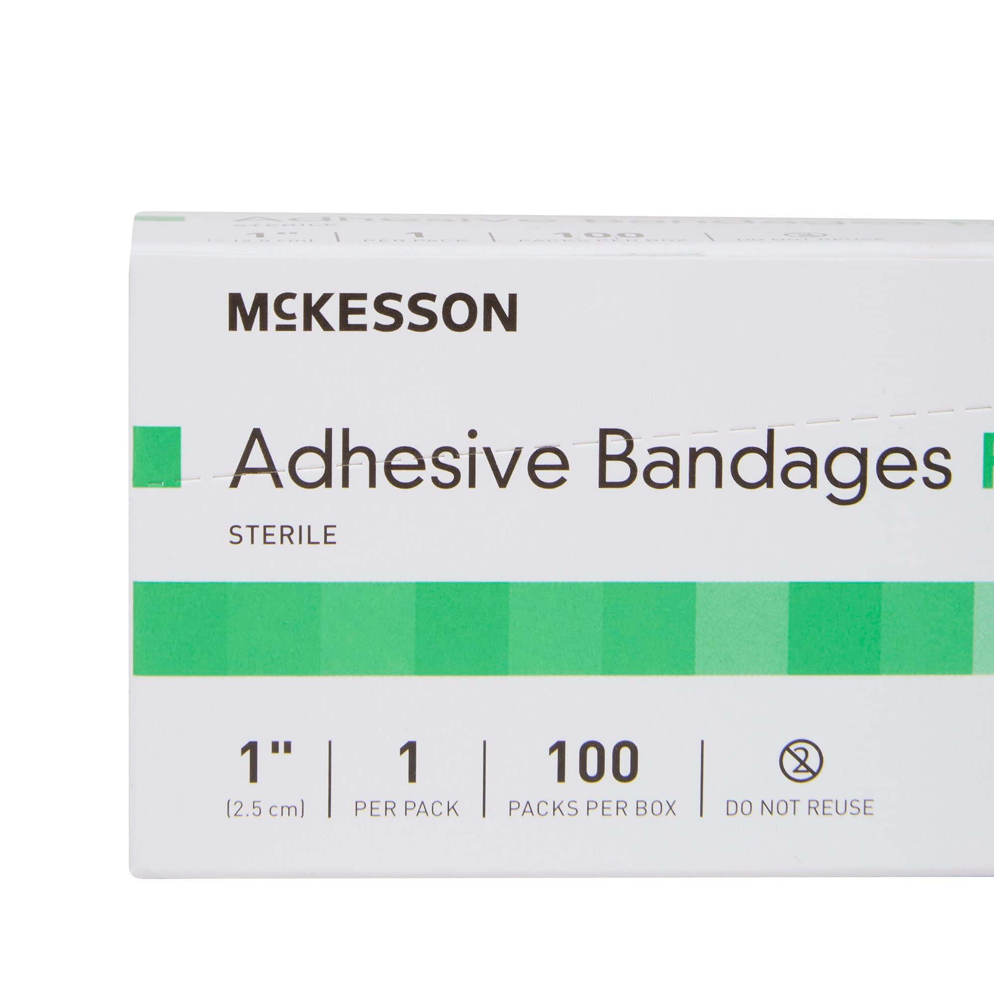 Banditas McKesson de tono beige para camuflarse con la piel.