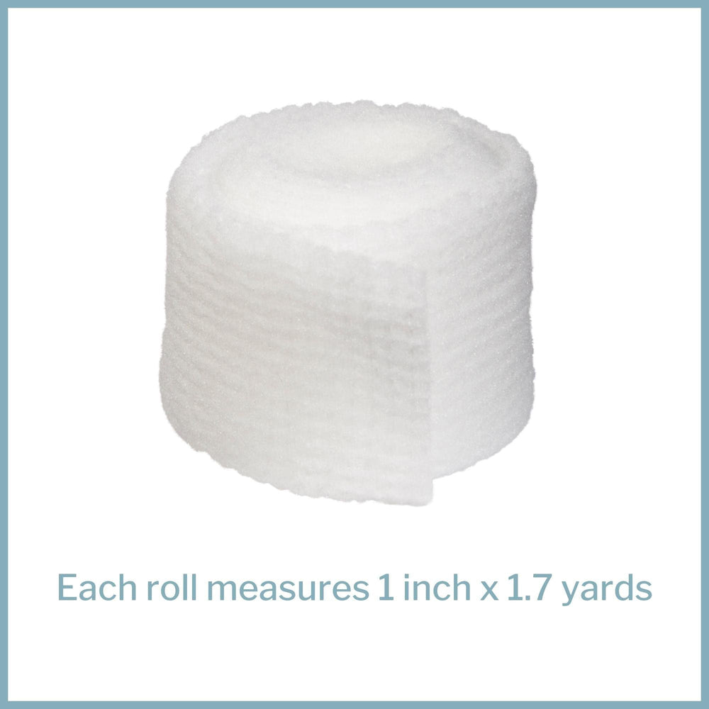McKesson finished-edges gauze bandage prevents unraveling for easy application