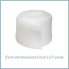 McKesson finished-edges gauze bandage prevents unraveling for easy application
