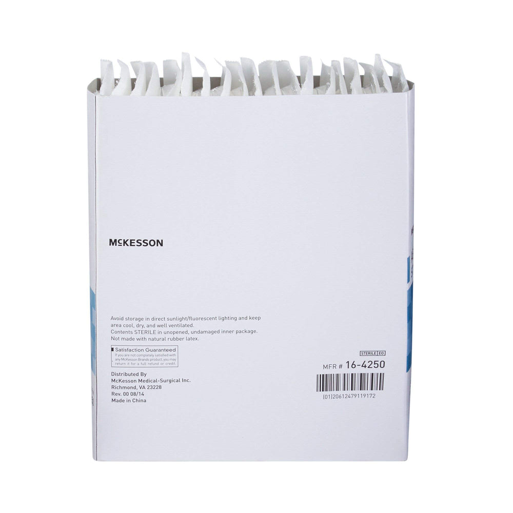 McKesson ABD pad used in home and clinical wound care scenarios.