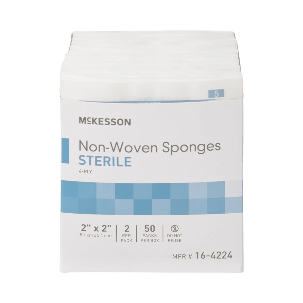 McKesson esponjas no tejidas absorbentes para cuidado de heridas.