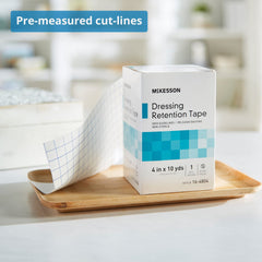 McKesson grid-guided measurement tape aiding quick cuts and placement.