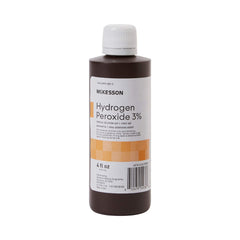 McKesson Peróxido de hidrógeno 3% en botella de 4 onzas para primeros auxilios