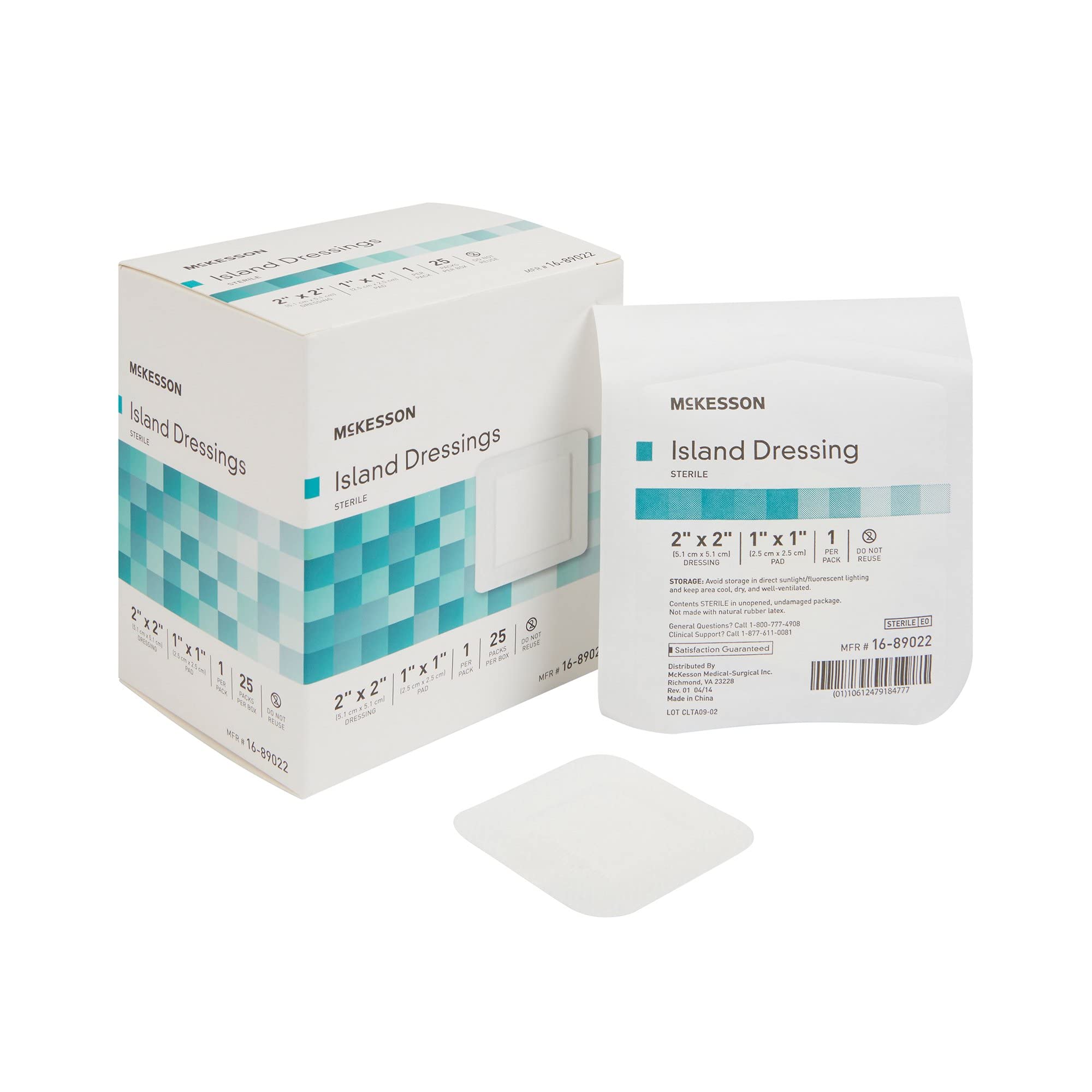 Boxed McKesson island dressings collection for daily care readiness