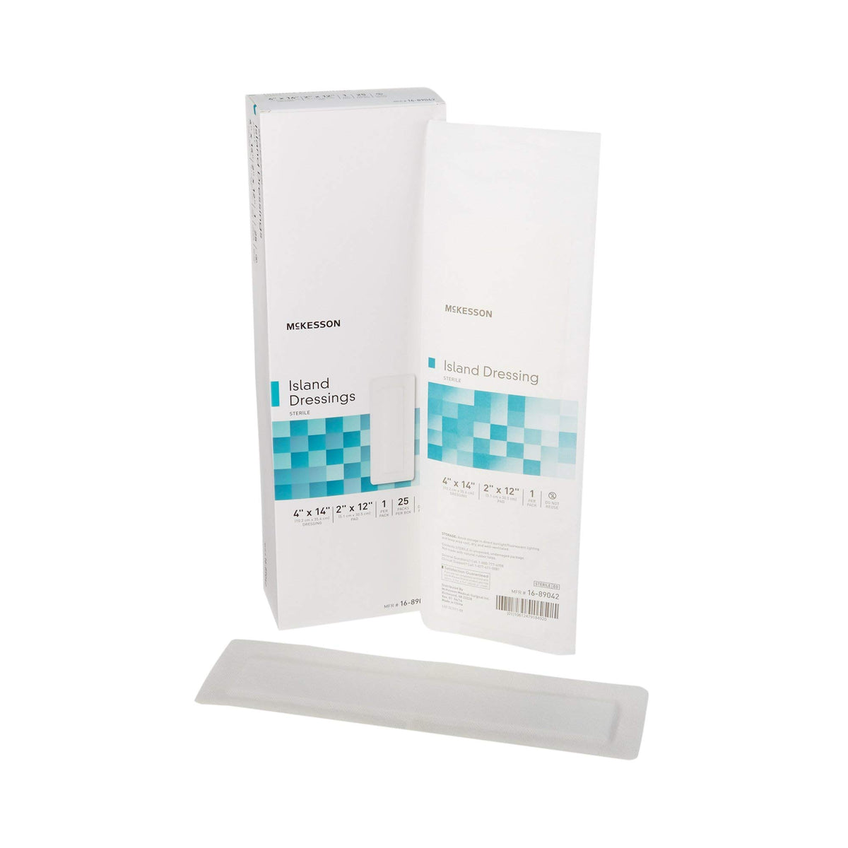 McKesson Island Dressings sterile-packaging for clean storage and readiness.