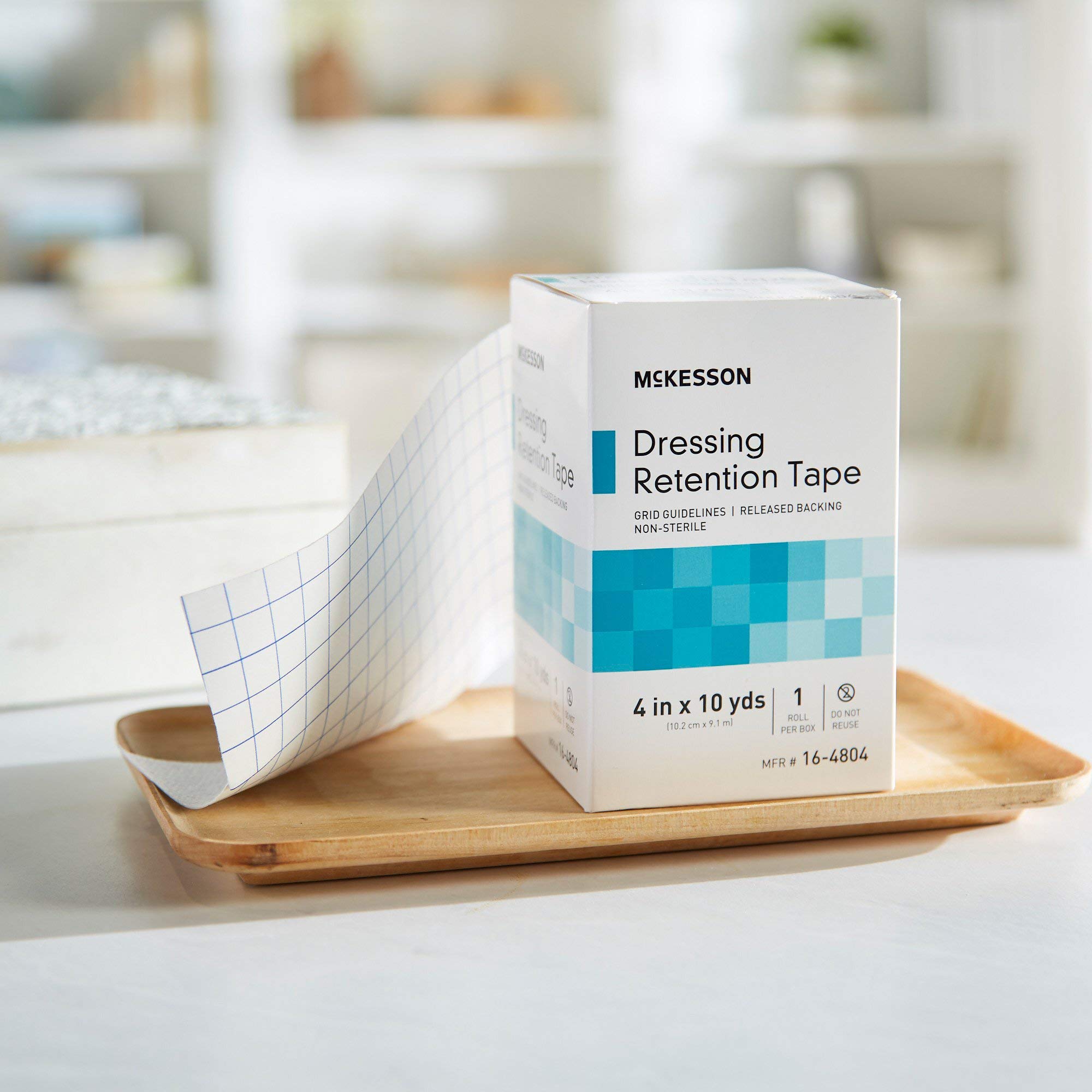 McKesson nonsterile dressing tape with gentle adhesive for secure adhesion.