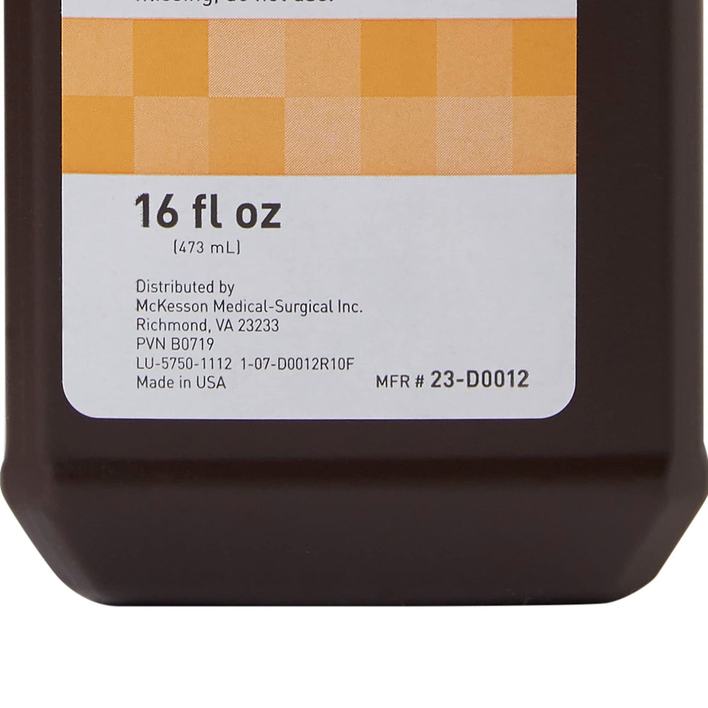 McKesson Peróxido de Hidrógeno 3% en botella de 16 oz, útil para desinfección rápida.