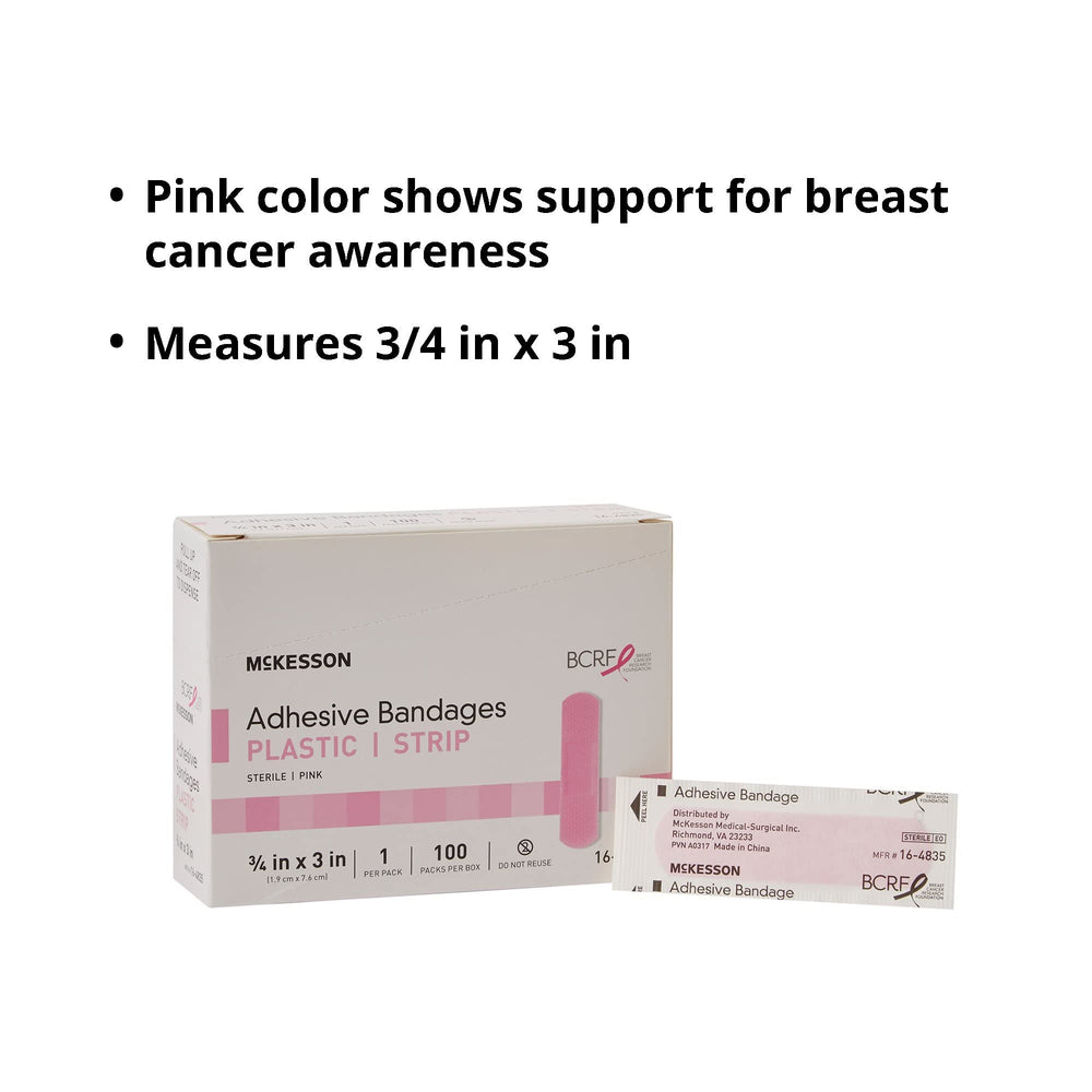 McKesson pink bandages support breast cancer awareness and visibility