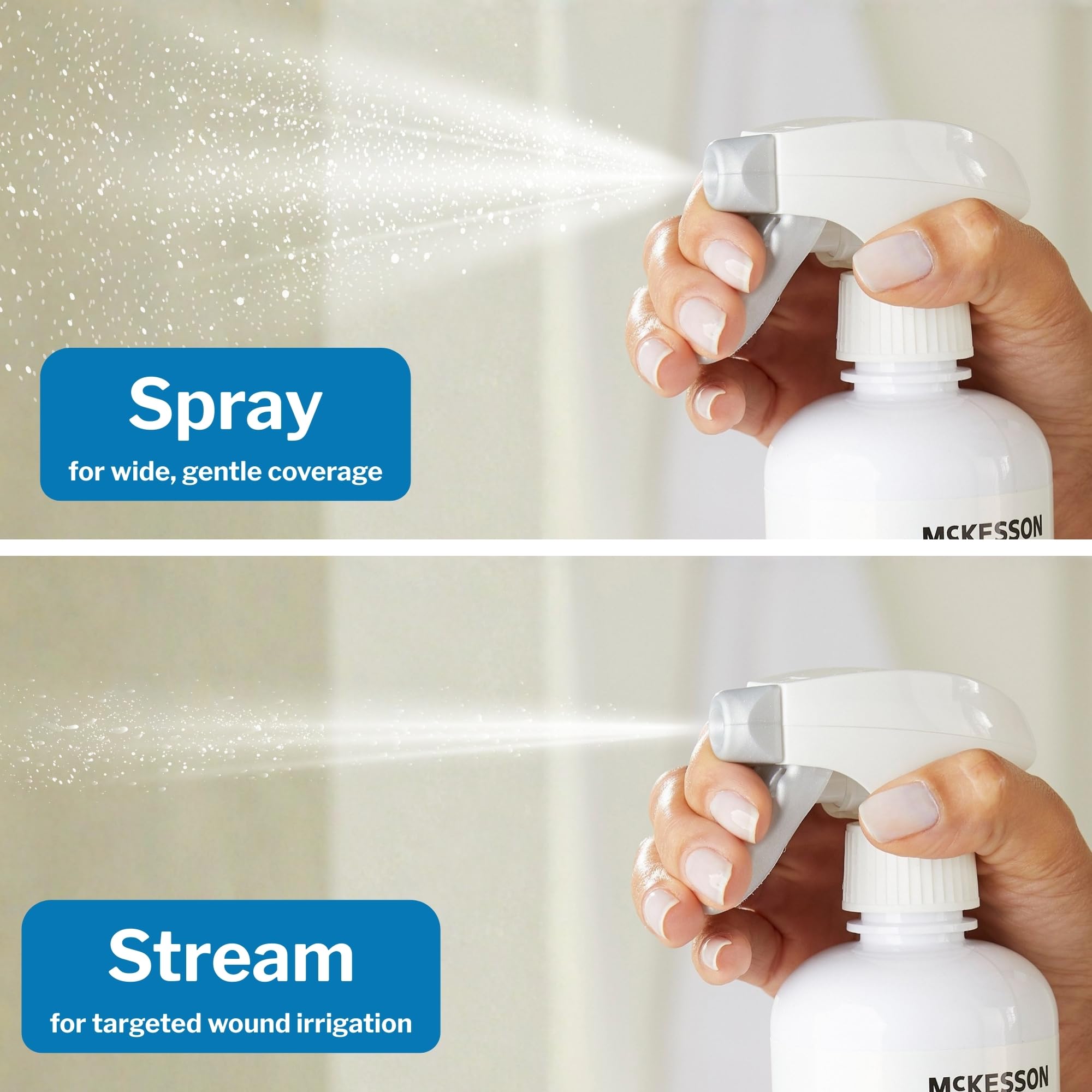 McKesson Puracyn Plus alcohol-free formula supports gentle care for sensitive skin.