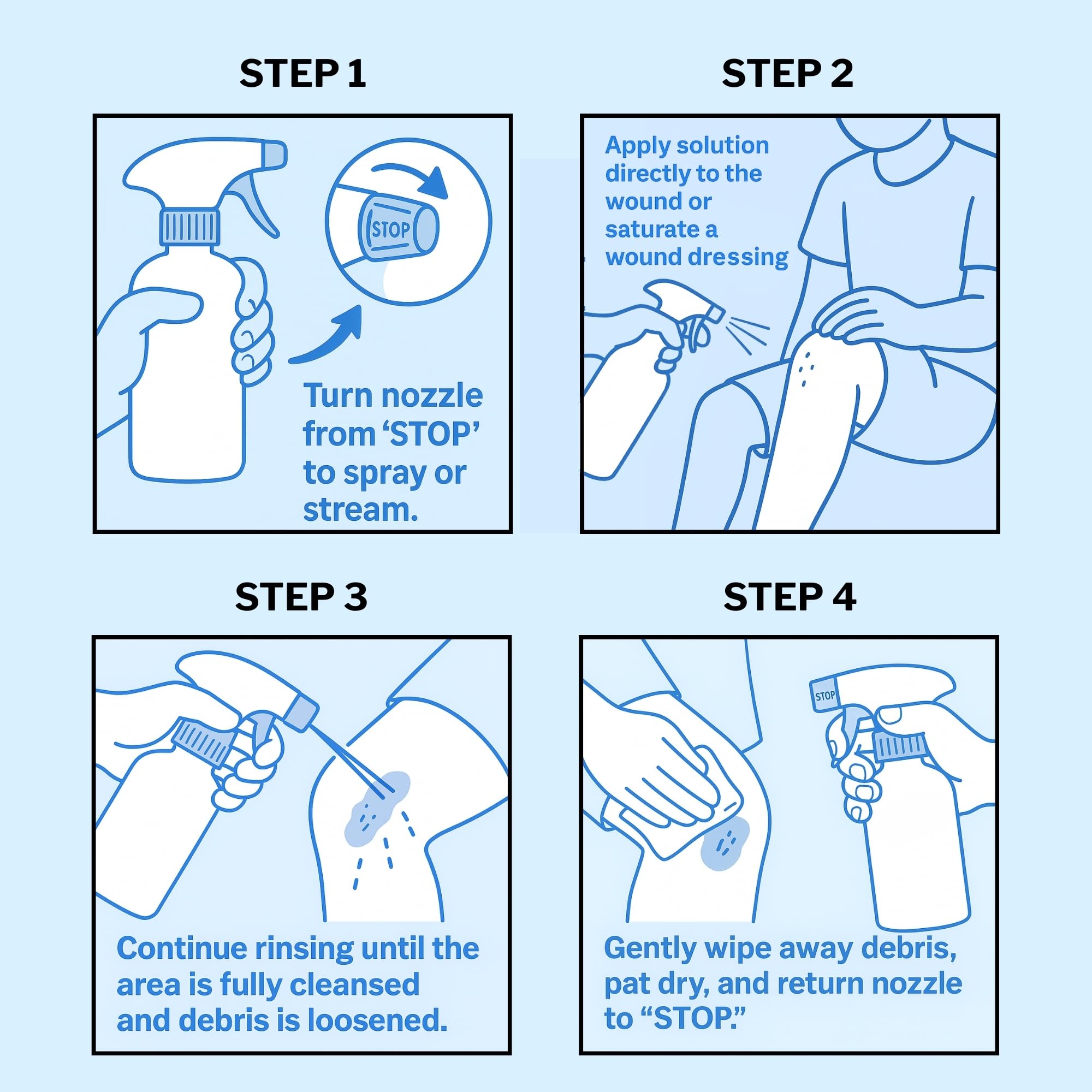 McKesson Puracyn Plus first-aid kit-ready packaging in compact, portable size.