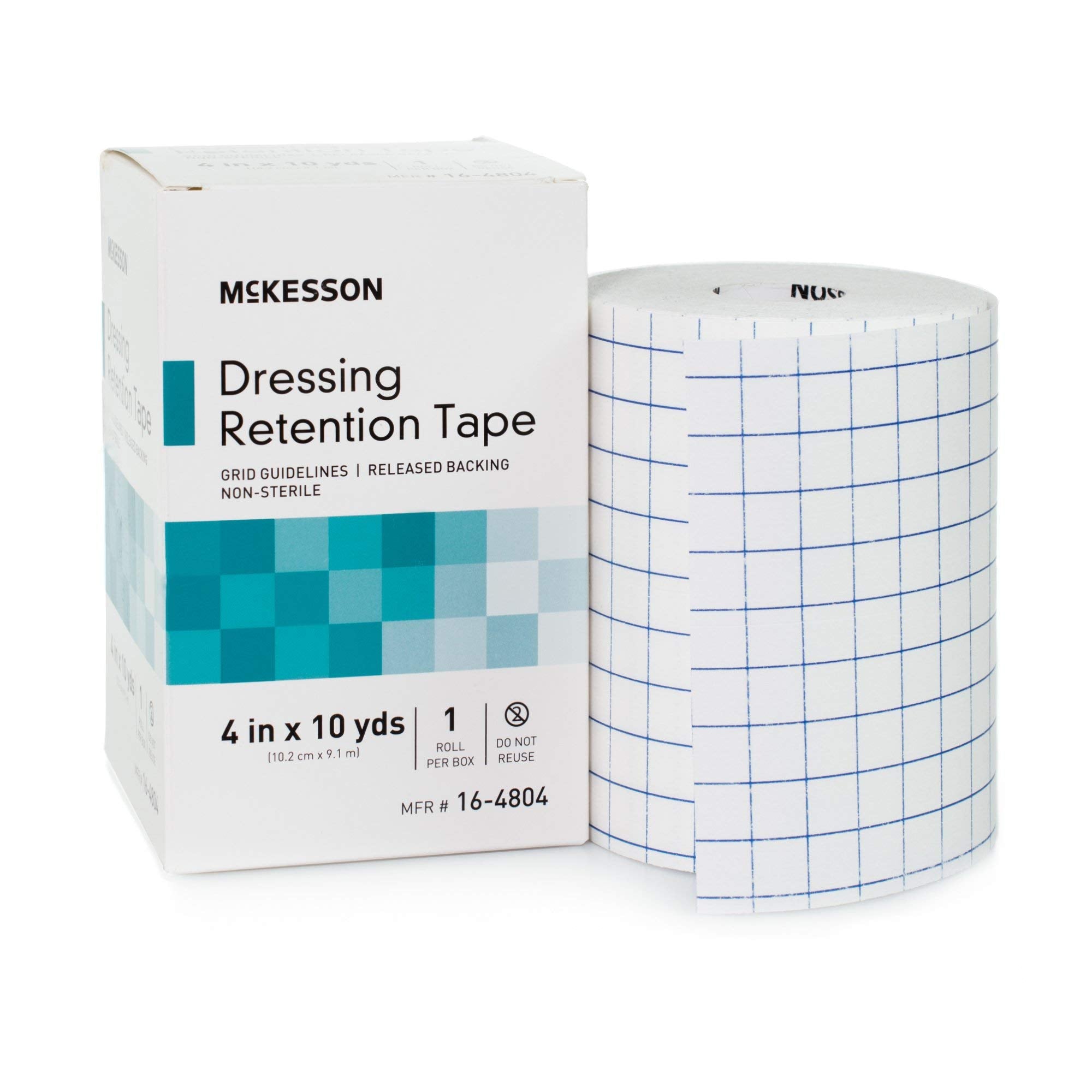 McKesson tape securing dressings and tubes with a reliable grip.