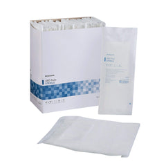 McKesson sterile ABD pads 8x10 inches demonstrate non-stick wound care for post-op sites.