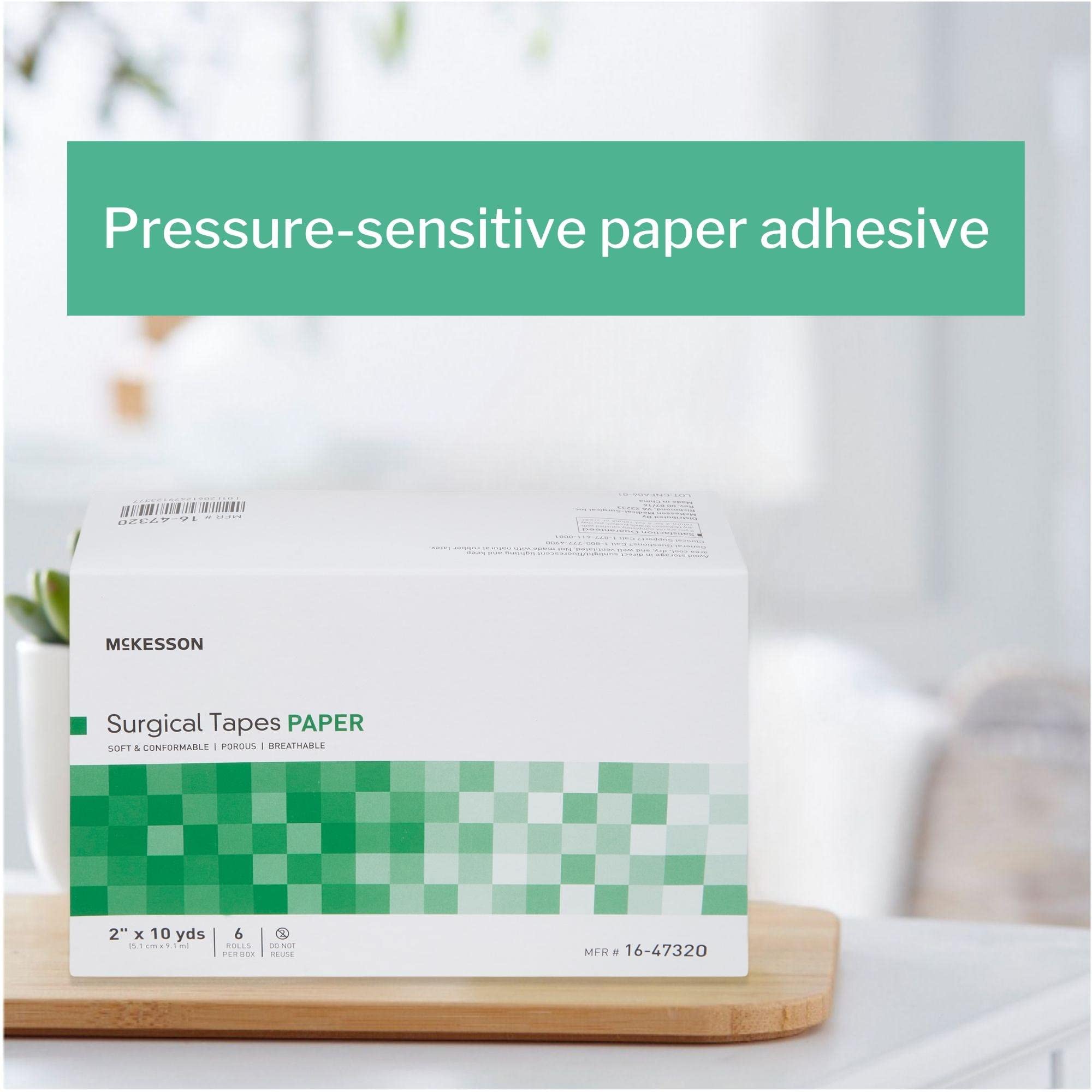 McKesson surgical tape secures dressings reliably