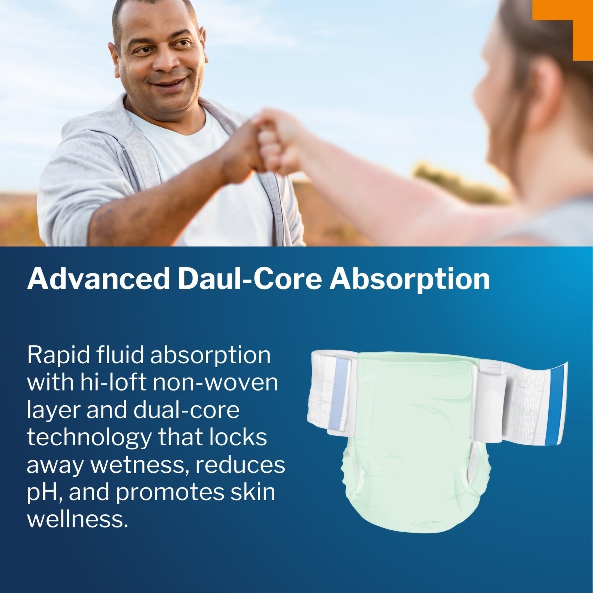 Soft breathable material texture on McKesson Stretch Briefs keeps skin cool