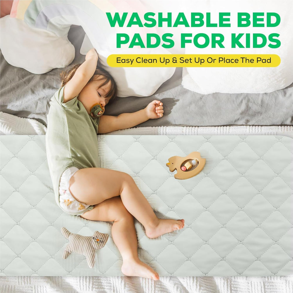 McLiberty 34x52 bed pad is machine-washable for easy care