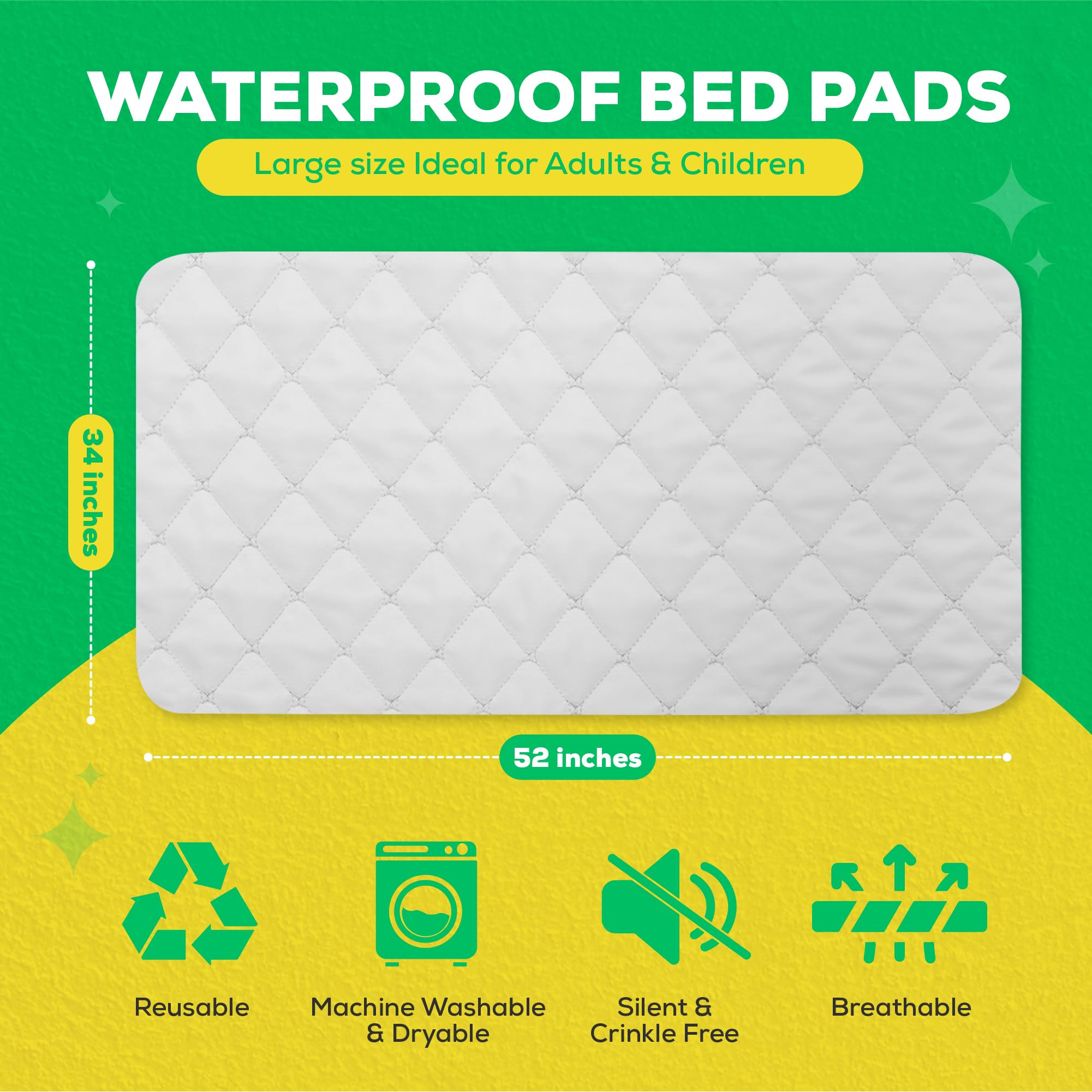 McLiberty 34x52 waterproof layer demonstrates mattress protection against leaks