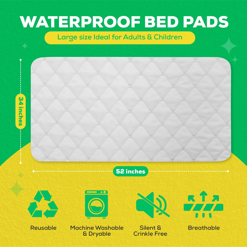 McLiberty 34x52 waterproof layer demonstrates mattress protection against leaks