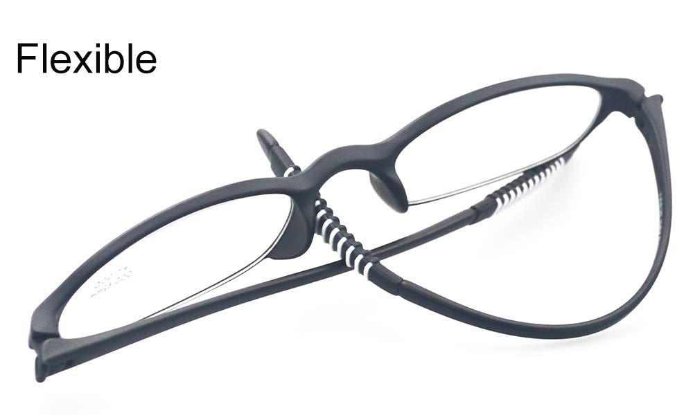 Mcoorn anti-slip silicone temples keep glasses secure during activities.
