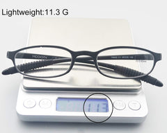 Mcoorn silicone temple tips anti-slip feature, keeps glasses in place during activity