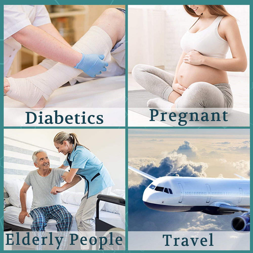 MD +MD socks illustrate hidden seam toe to reduce friction and irritation.