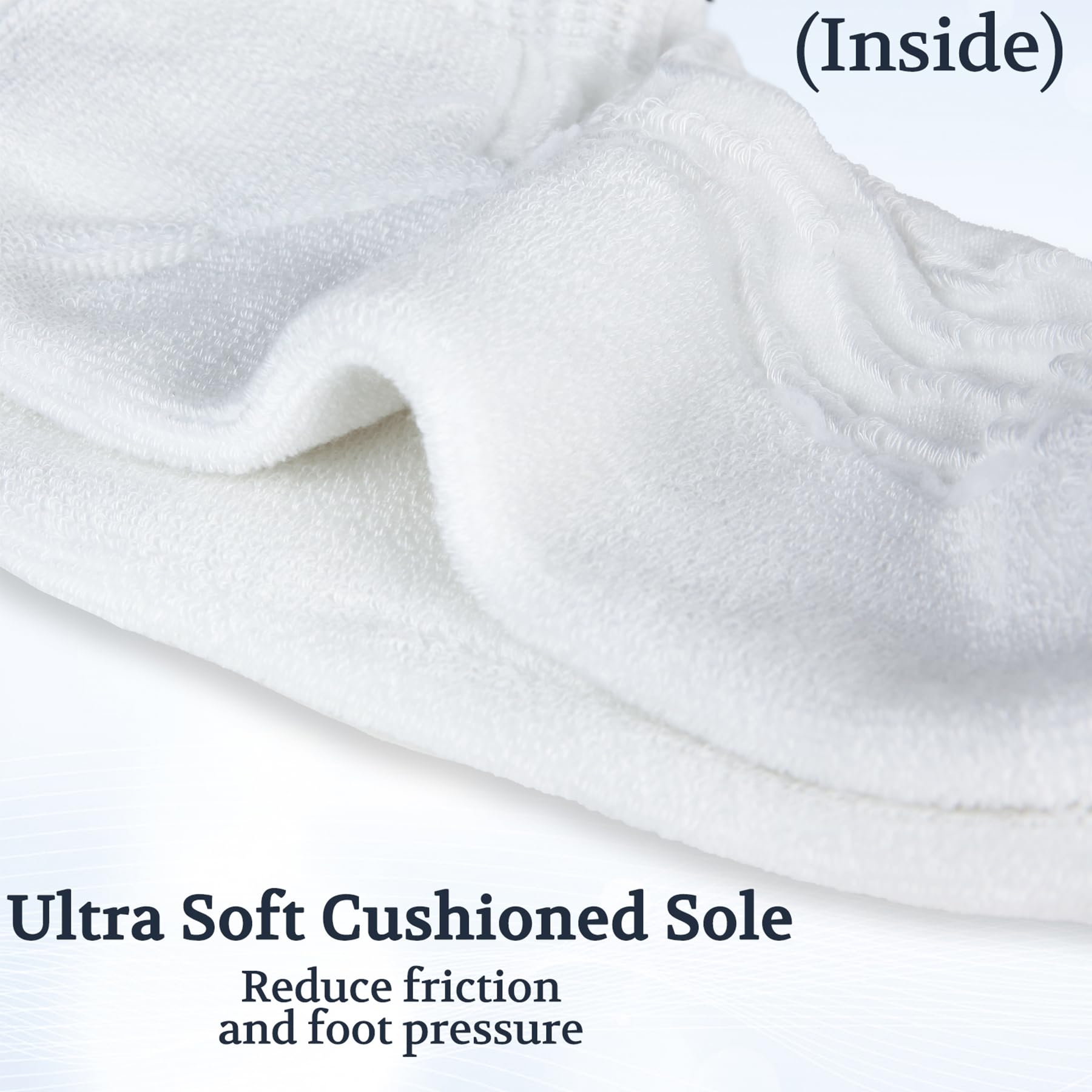 +MD diabetic socks moisture-wicking fabric for cooler, drier feet throughout the day