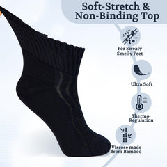 +MD Diabetic Socks seamless toe reduces irritation for daily comfort.