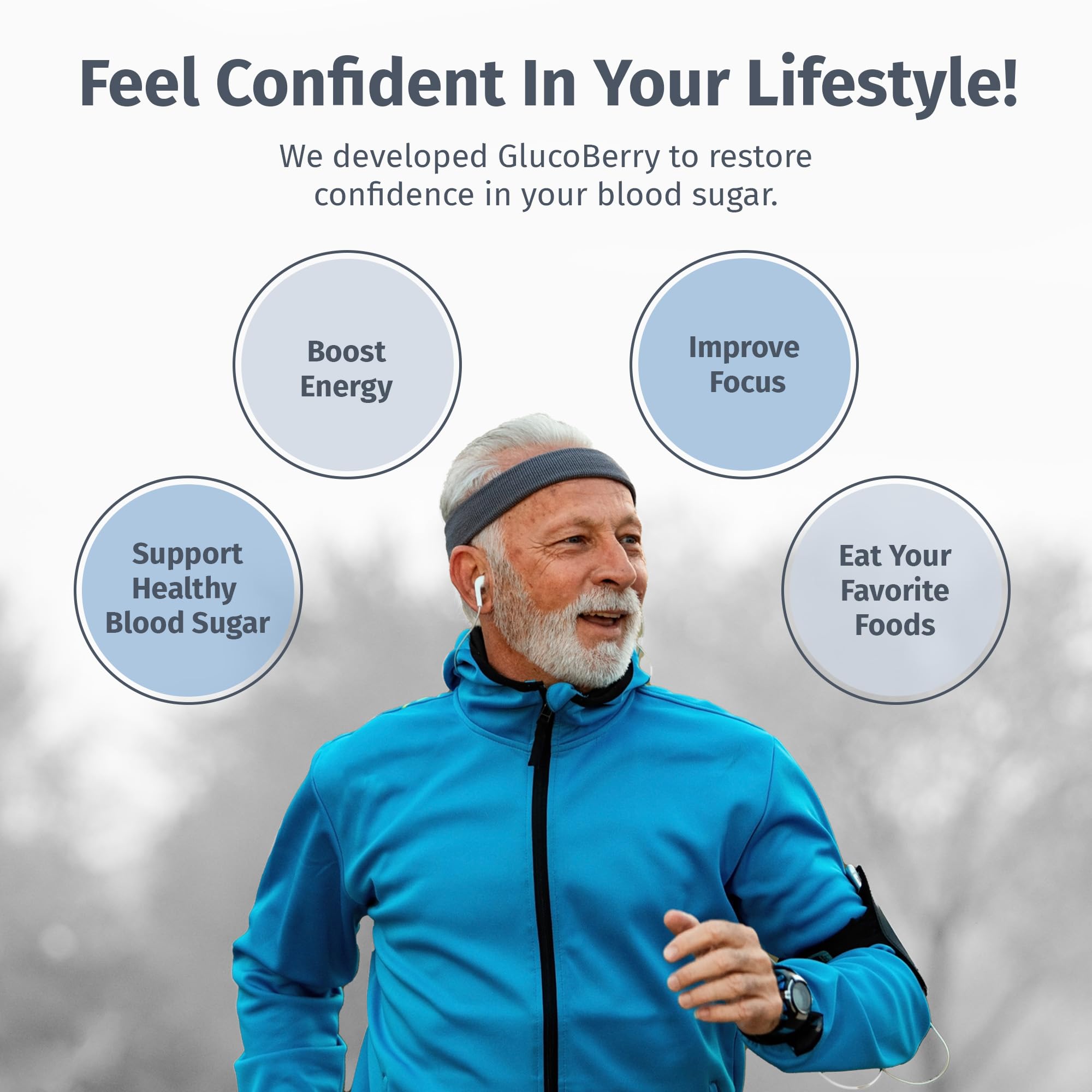 MD Process GlucoBerry capsules in hand ready for daily use