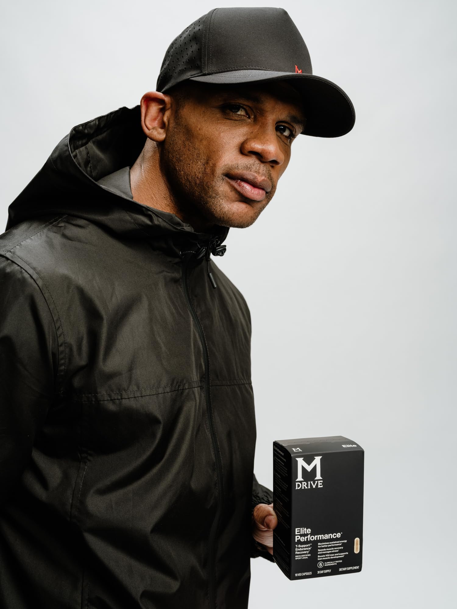 Mdrive Elite packaging arranged to emphasize premium quality.