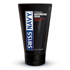 MD Science Lab Swiss Navy Premium Massage Cream bottle with discreet packaging for private use