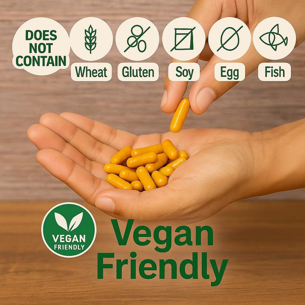 Non-GMO seal underscores product integrity and sourcing.