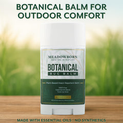 Meadowborn Bug Balm applied on wrists and ankles for outdoor protection.