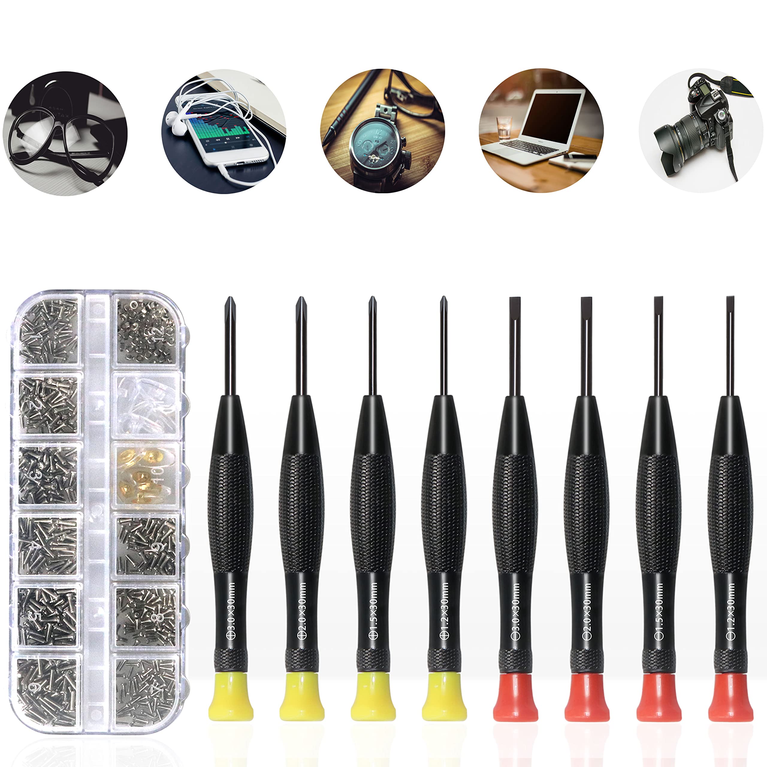 Mearun Solar eyeglass repair kit portable packaging keeps components organized during travel
