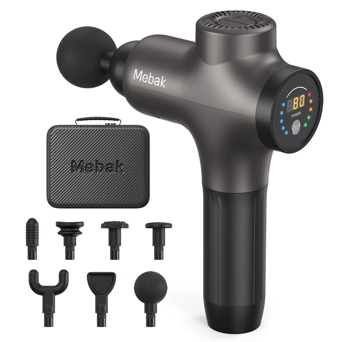 Mebak 3 massage gun used by athletes for post-workout recovery.