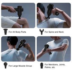 Mebak 7 massage gun LED screen allows quick speed adjustments during sessions.