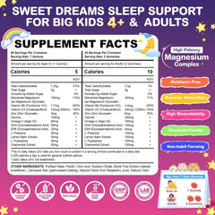 Meceilays ingredients chart highlighting glycine and omega-3 components.