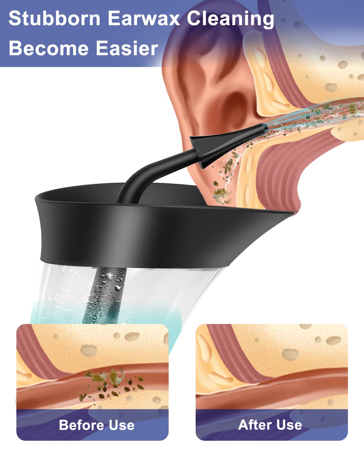 mecmic one-hand operation enables steady cleaning