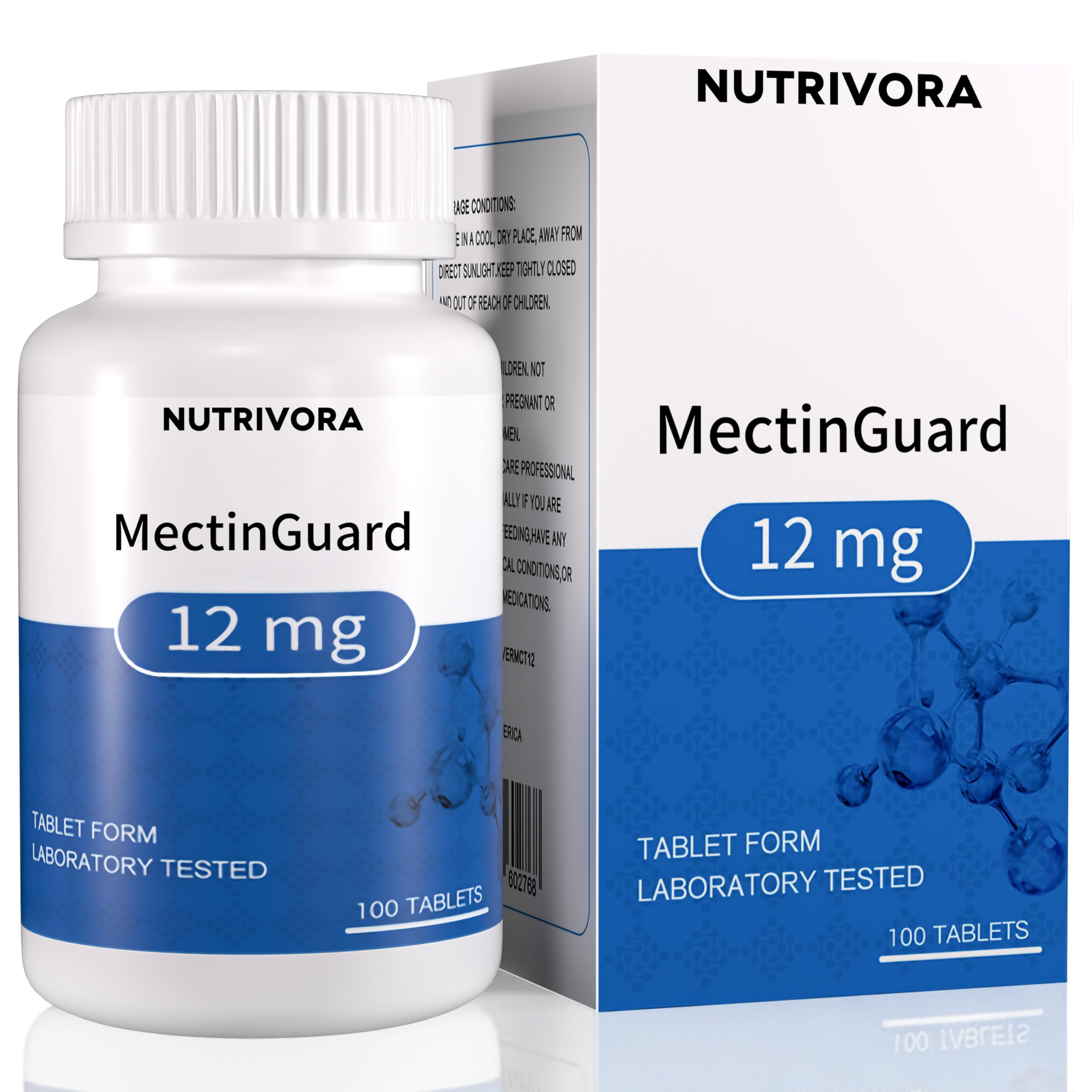 MectinGuard 100 tablets bottle—convenient daily dosing for routine use.