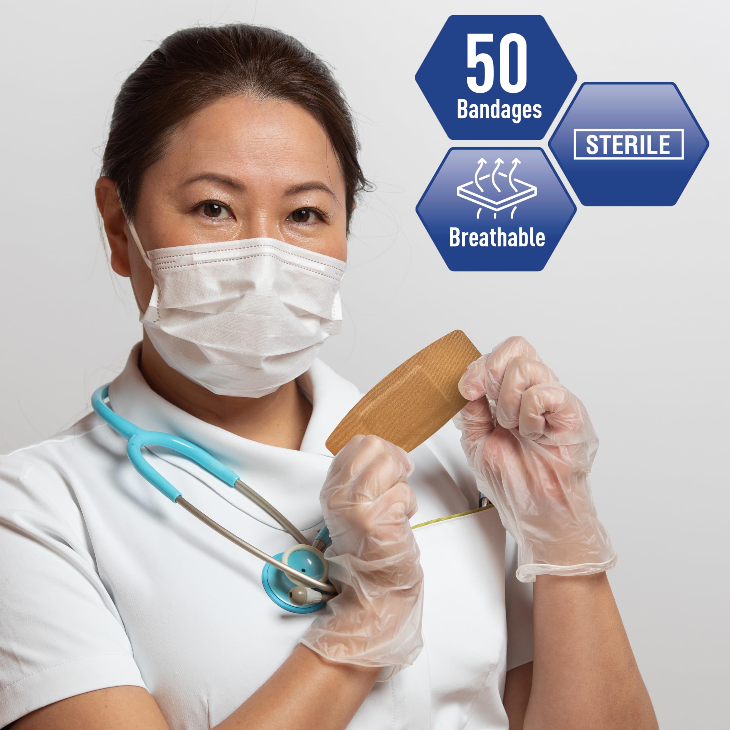 MED PRIDE versatile bandage suitable for home, work, and travel.