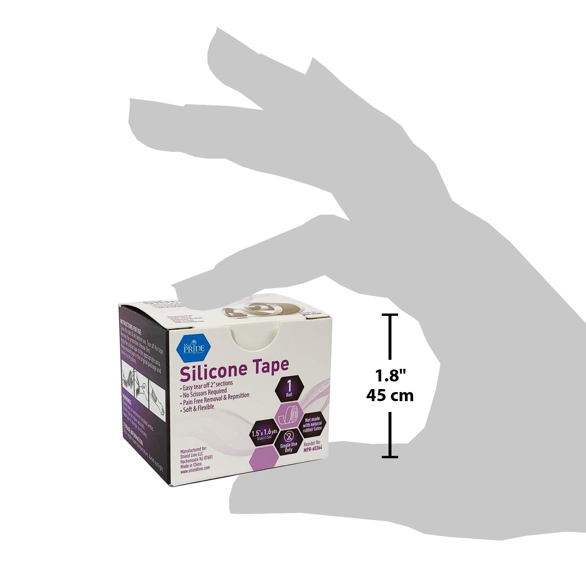 Cuidado de cicatrices MED PRIDE: silicona para hidratación y soporte.