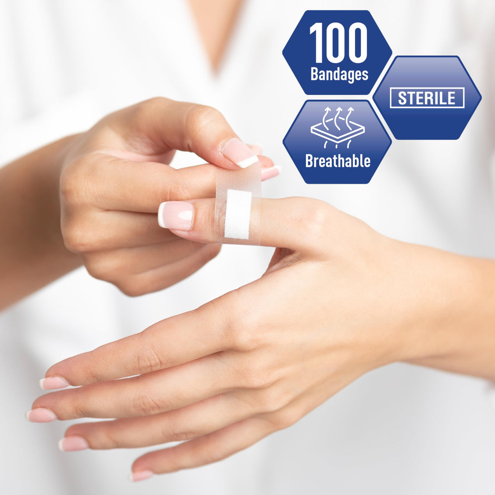 Curitas MED PRIDE paquete de 100 piezas para emergencias.