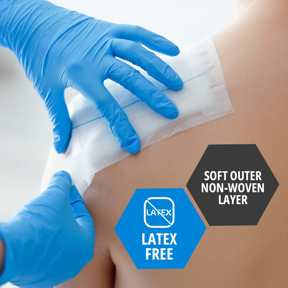 MED PRIDE latex-free abdominal pad safe for sensitive skin